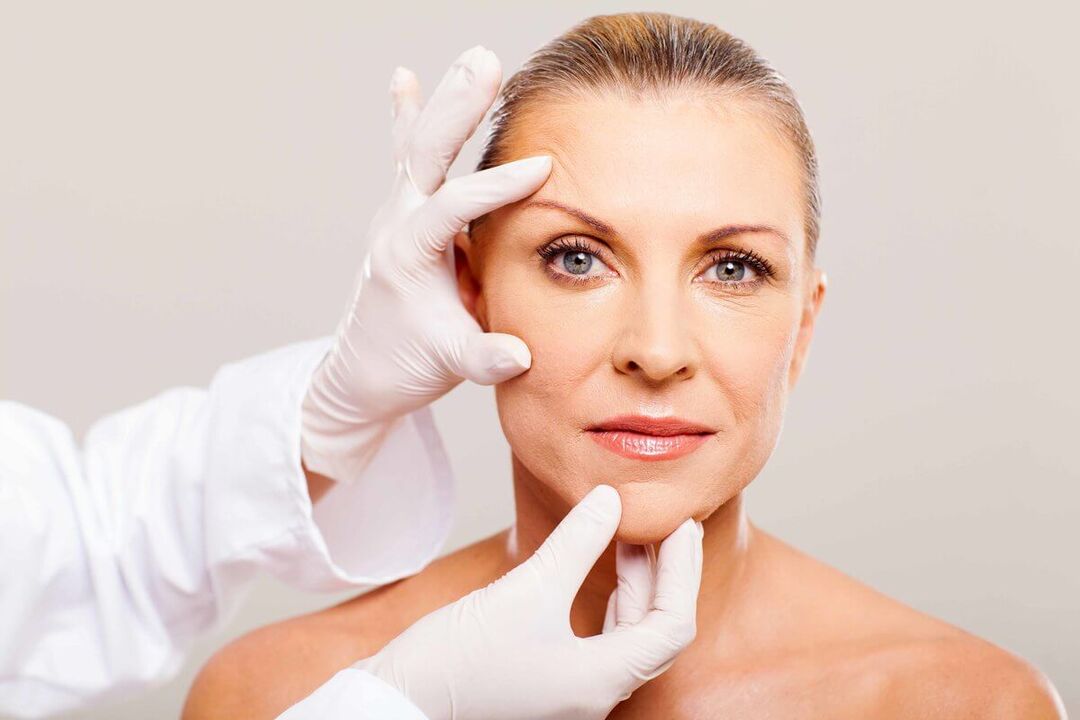 The beautician will choose the appropriate method for rejuvenating the facial skin